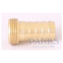 1.1/4" x 1.1/4" Brass Male Half Coupling