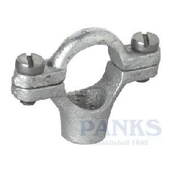 1/2" Single Pipe Ring, Galv