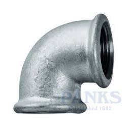 1.1/4" Galv 90' Elbow, F/F