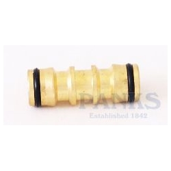 Male Click Connector, Brass