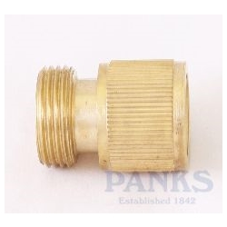 3/4" Male x Female Click, Brass