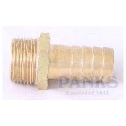 1/4" Brass Hose Tail, Taper