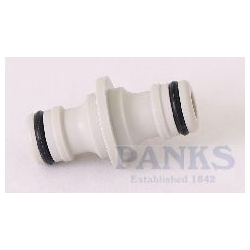 Male Click Connector 2 Way Plastic