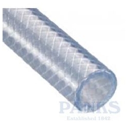 1.1/2" Clear Braided Hose Per m