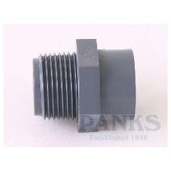 110/90 x 3" PVC Male Hex Adaptor