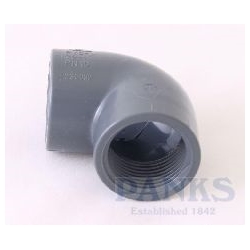 20mm x 1/2" PVC Female BSP Elbow 90'