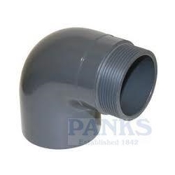 20mm x 3/4" PVC Male BSP Elbow 90'