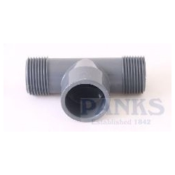 1" MBSP x 32mm x 1" MBSP Tee Adaptor