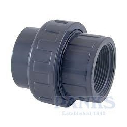 50mm x 1.1/2" FBSP PVC Union 10 Bar