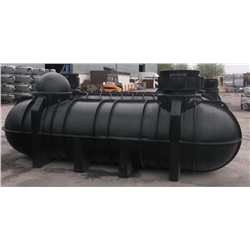 3400 litre tank underground with fittings