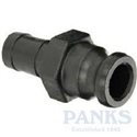 1.1/2" Male Cam x Hose (E), Banjo