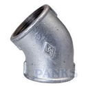 1/4" Galv 45' Elbow, F/F