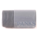 3/4" Plain PVC Male Adaptor