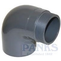 32mm x 3/4" PVC Male BSP Elbow 90'