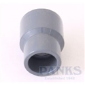 50mm x 40mm PVC Socket Reducer, 16 Bar