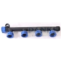 Manifold 1" x 4 Polyprop outlets
