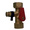 3/4" Isolation Valve With Drain Point